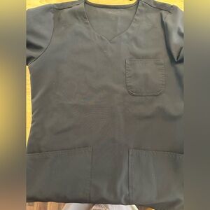 Women’s grey scrub top
